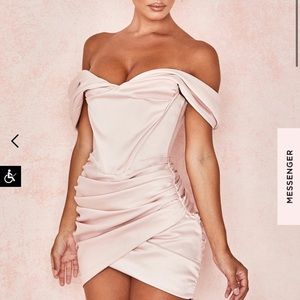 HOUSE OF CB dress Coraline 
BLUSH CORSET DRESS